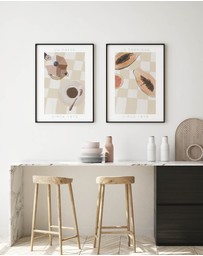 Olive et Oriel - Un Caffe Art Print