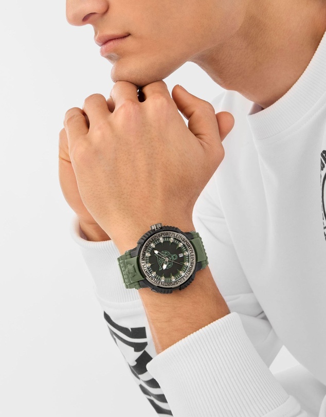 Plein Sport - PLEIN TIGER POWER 45mm Green dial with Green strap
