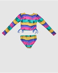 Olga Valentine - Long Sleeve 2-Piece Swim Set