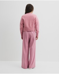 Country Road - Teen Fluffy Crew Knit Cardigan