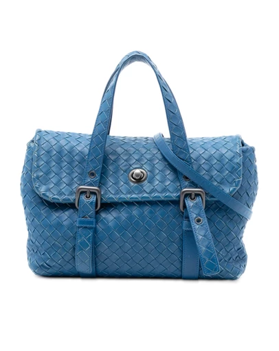Pre-Loved by Azura Reborn - Pre-Loved Nappa Intrecciato Flap Satchel