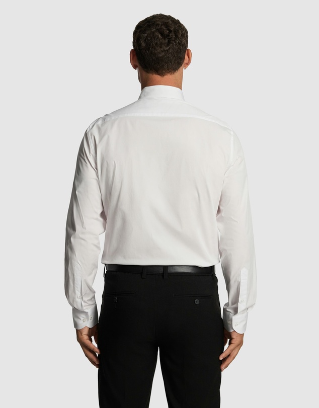 yd. - Tuxedo Slim Fit Stretch Dress Shirt