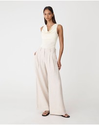 Forcast - Sabrina Cowl Neck Top