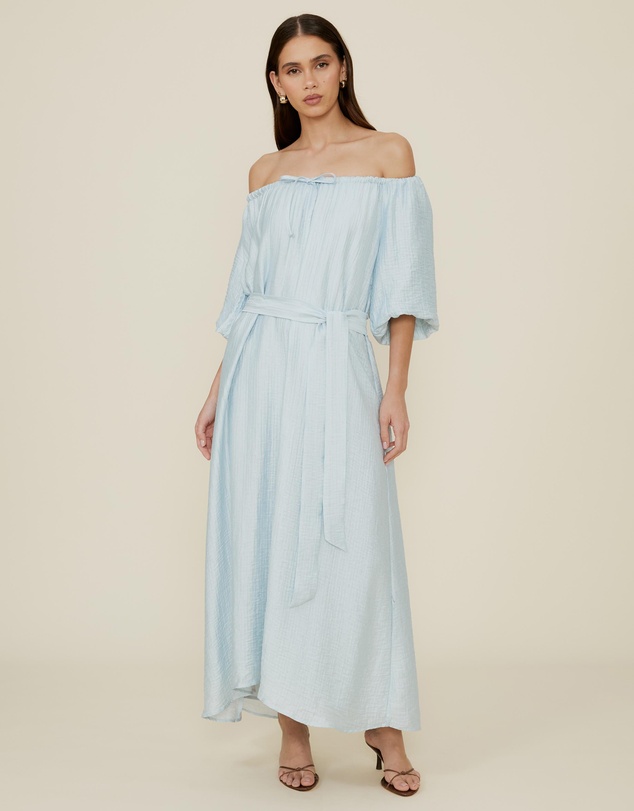 The Fated - Adjustable Neck Midi Dress