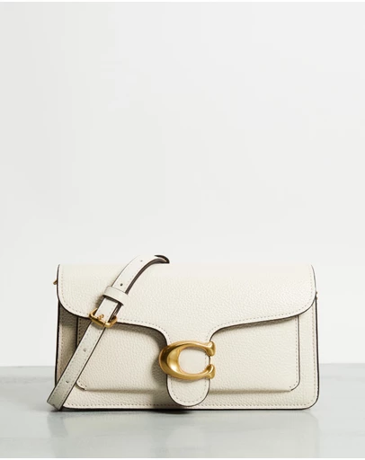 Coach - Polished Pebble Tabby Chain Clutch