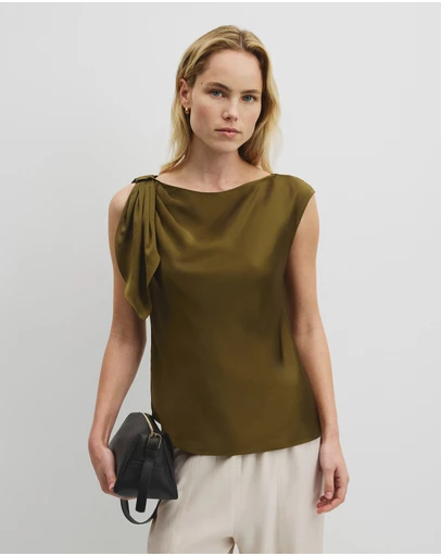 Country Road - Tie Shoulder Top