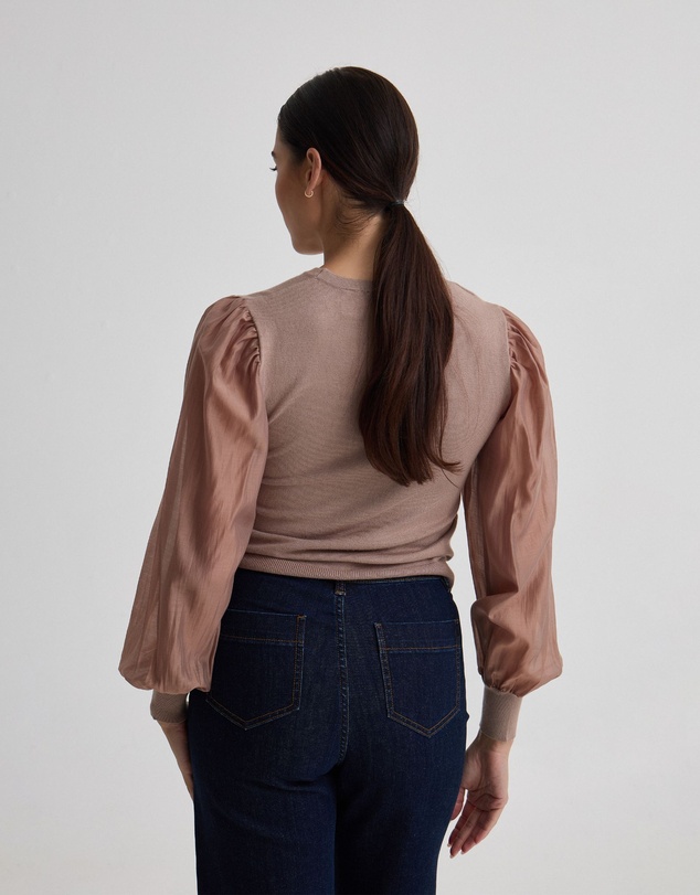 Oxford - Alice Contrast Sleeve Knit