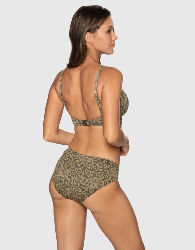Nip Tuck Swim - Olive Amari Louise Bikini Top