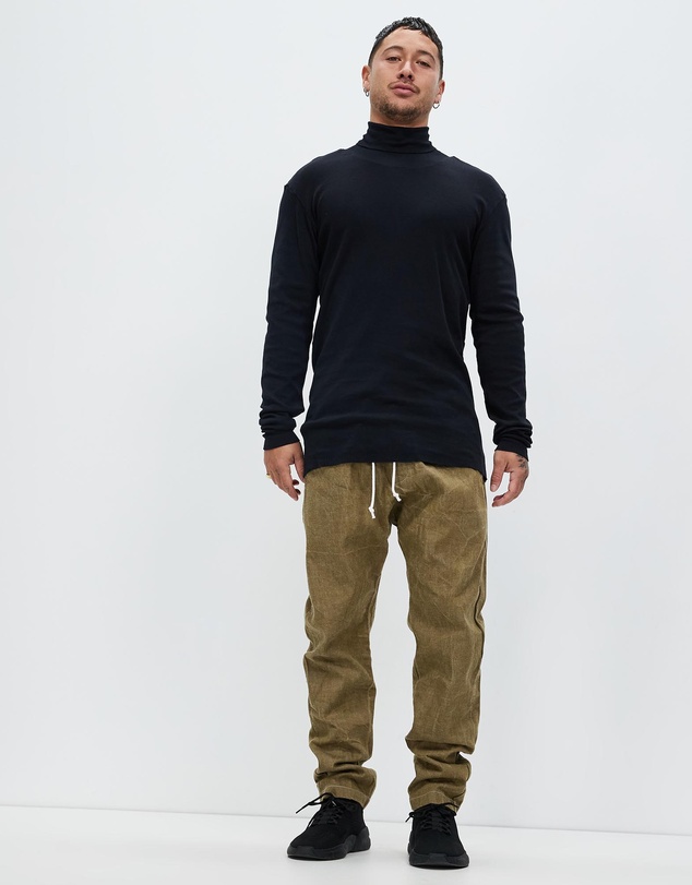 Surrounded By Ghosts - The Atacamite Slim Rib Knit Turtle Neck T-Shirt