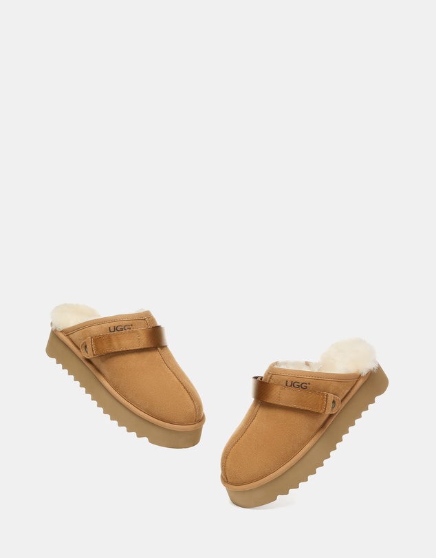 EVERAU - Australian Shepherd Ugg Cozeln Cow Suede Upper House Shoes