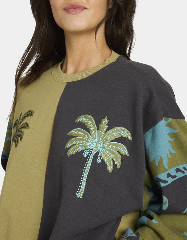 Billabong - Womens Split Palm Crew Neck