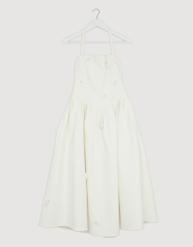 Revibe - Repaired BY JOHNNY. Anita Spot Halter Dress - AU 10