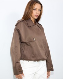 Dazie - Muse Trench Bomber Jacket