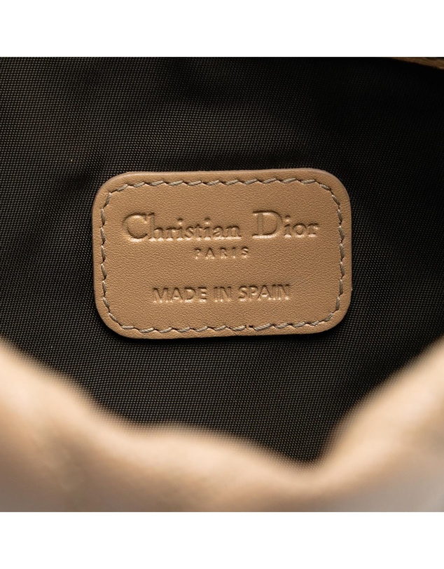 Pre-Loved by Azura Reborn - Pre-Loved Coated Canvas Cannage Lady Dior Panarea Clutch