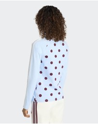 adidas Originals - POLKA DOTS SLIM LONG SLEEVE TOP Womens