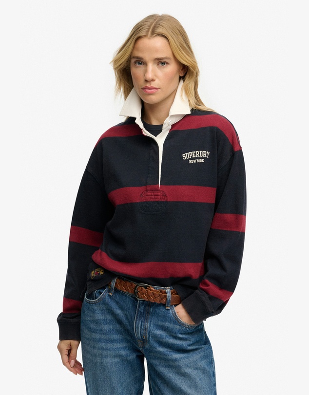 Superdry - Heritage Stripe Rugby Top
