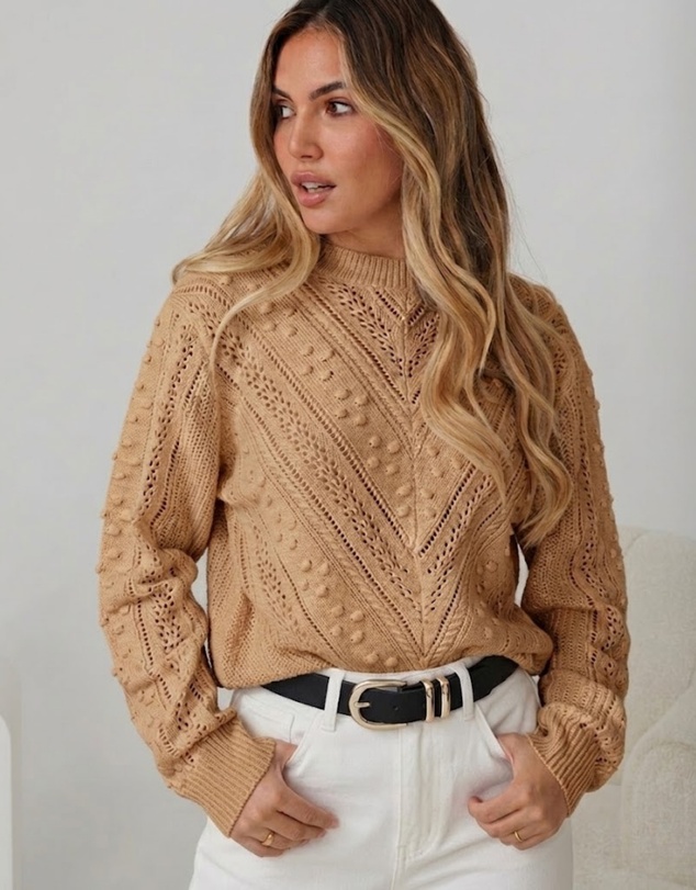 Esther & Co - Rheane Knit - Tan