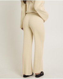 Subtitled - Stella Ribbed Knit Pants