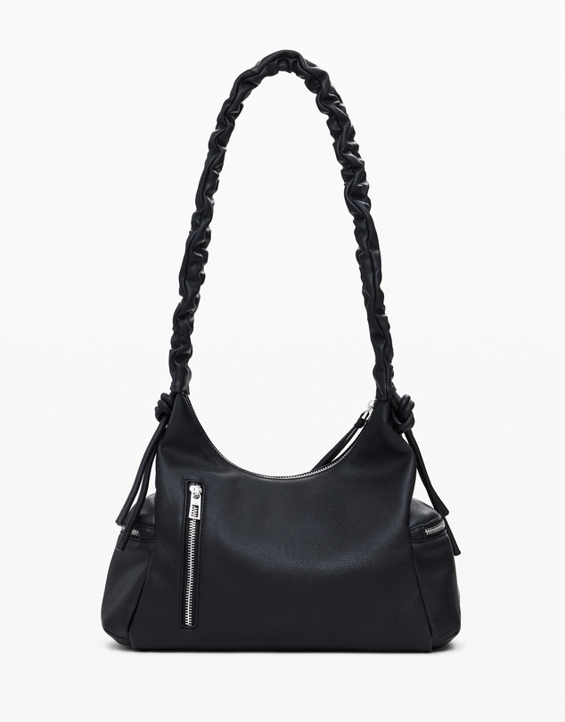 Desigual - Medium 3D logo bag with ruched handle