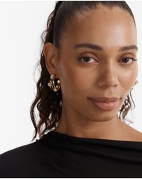 MIMCO - Borderline Hoop Earrings