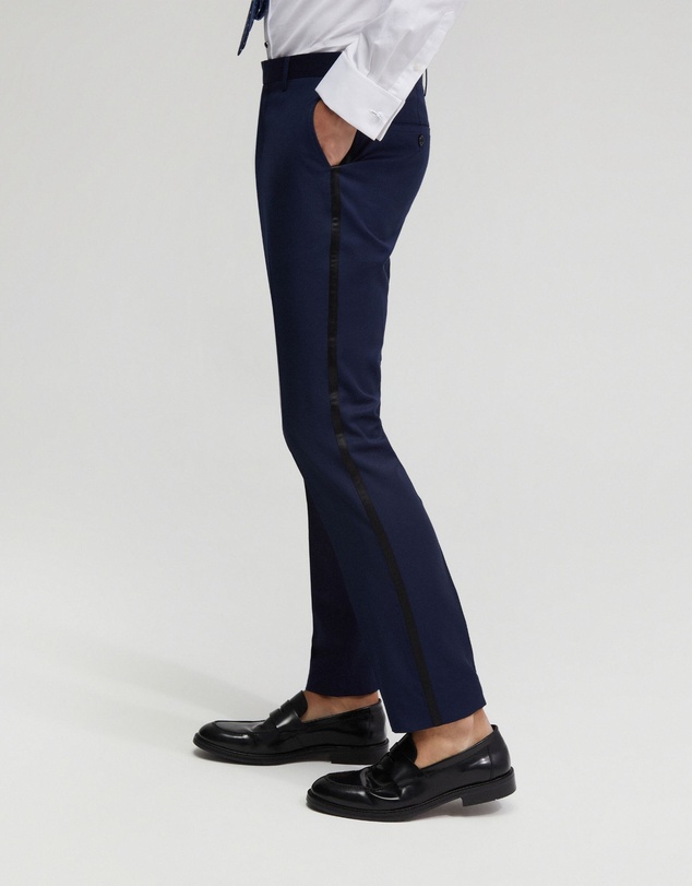 Oxford - Dinner Suit Trousers With Satin Tape