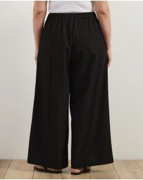 Atmos&Here Curvy - Nola Wide Leg Palazzo Pants