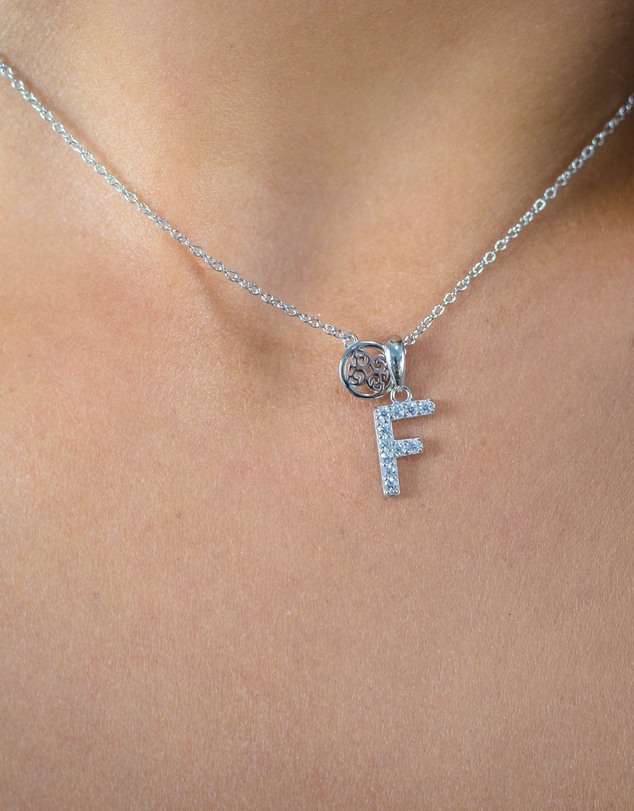 Georgini - Georgini Luxury Letters F Initial Pendant Silver