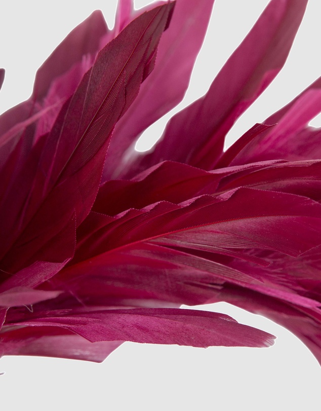Max Alexander - Modern Burgundy Racing Fascinator