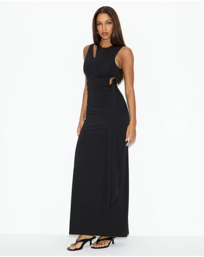 Dazie - Reba Asymmetrical Maxi Dress