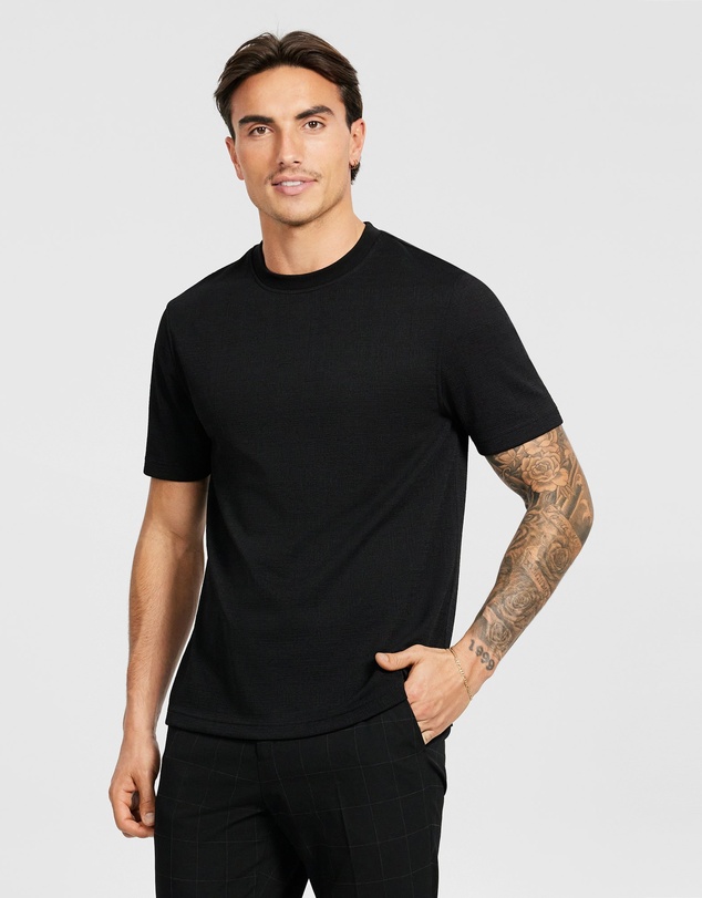 Tarocash - Richmond Textured T Shirt