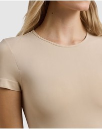 Lauren by Ralph Lauren - Luxe Smoothing Seamless Short Sleeve T-Shirt Bodysuit