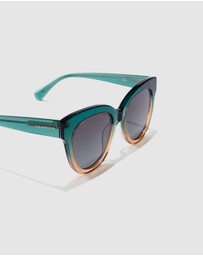 Hawkers Co - HAWKERS - Green Champagne AUDREY Sunglasses for Men and Women UV400