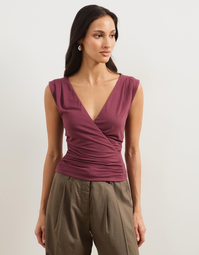 Atmos&Here - Luna Cross Over Off Shoulder Top