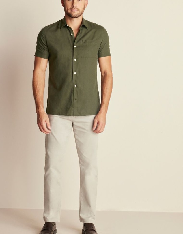 NEXT - Linen Blend Short Sleeve Shirt
