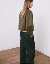 M.N.G - Denim Parka With Contrasting Collar