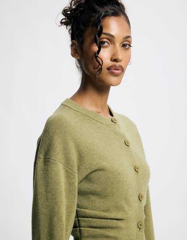 Lover - Dido Sculpted Wool Cardigan