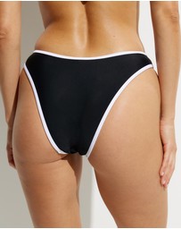 Dazie - Beach Bound Swim Contrast Bikini Bottoms