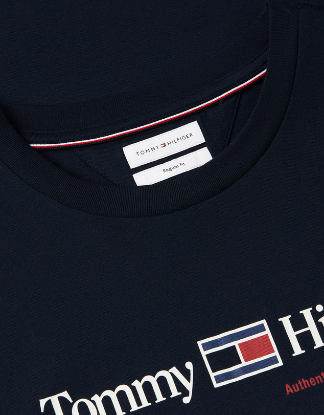 Tommy Hilfiger - Logo Jersey Crew Neck T-Shirt
