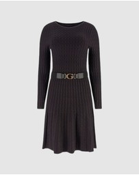 GUESS - Eco Cable Belted Hana Mini Dress