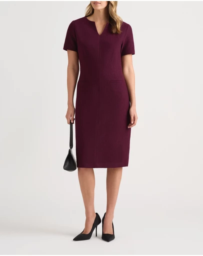 David Lawrence - Bronwyn Felted Wool Dress