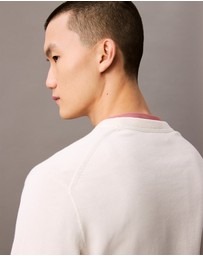 Calvin Klein Jeans - Smooth Cotton Monogram Logo Jumper