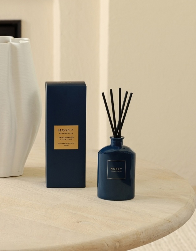 Moss St Fragrances - Sandalwood & Sea Salt Fragrance Diffuser 300ml