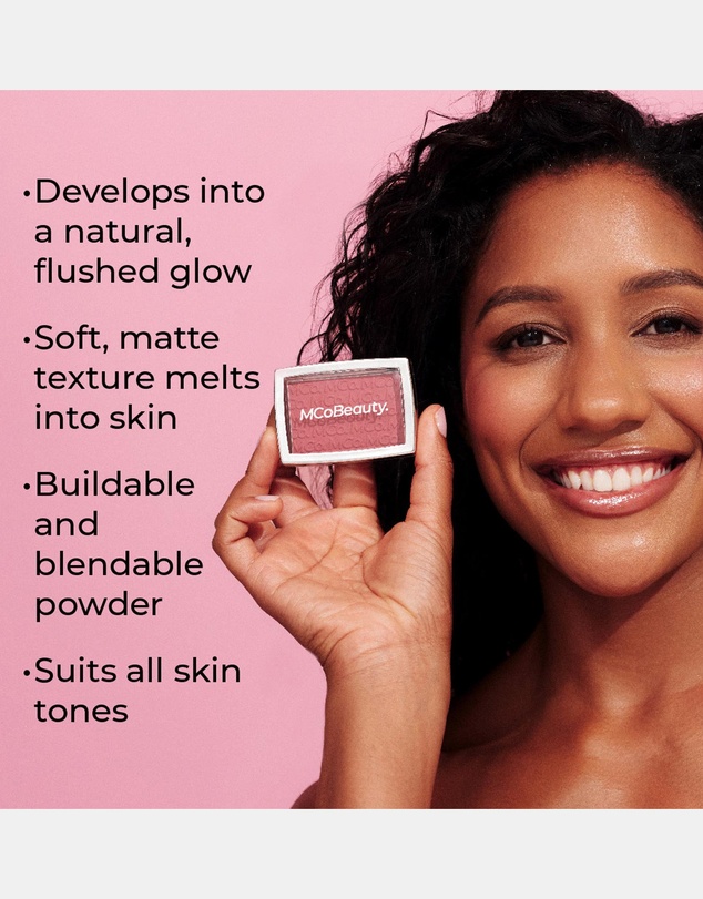 MCoBeauty - Glow Up Ph Powder Blush - Blush Red