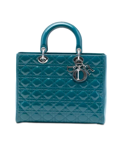 Pre-Loved by Azura Reborn - Pre-Loved Large Patent Cannage Lady Dior