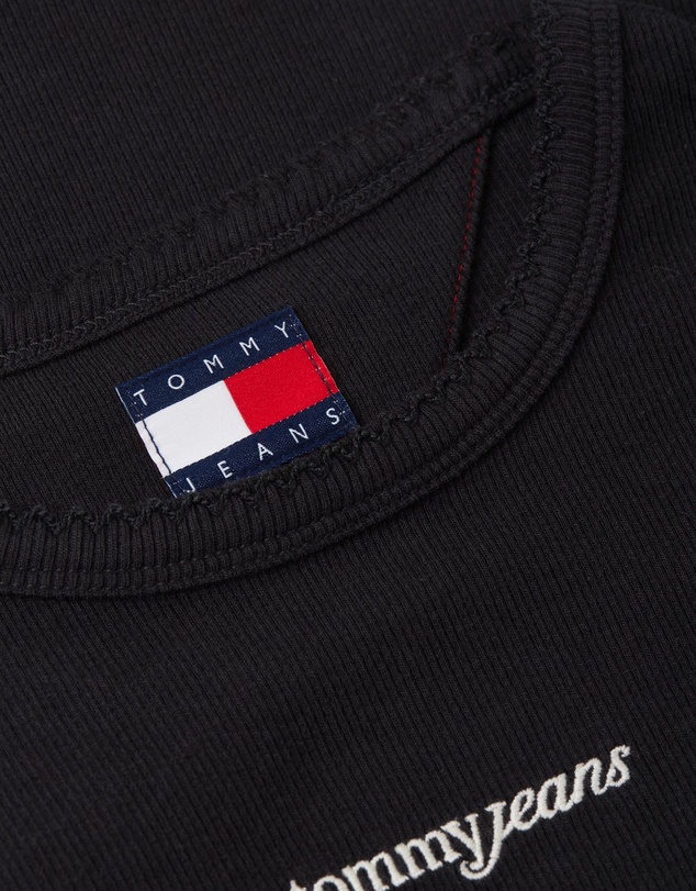 Tommy Jeans - Slim Script Rib SS Tee