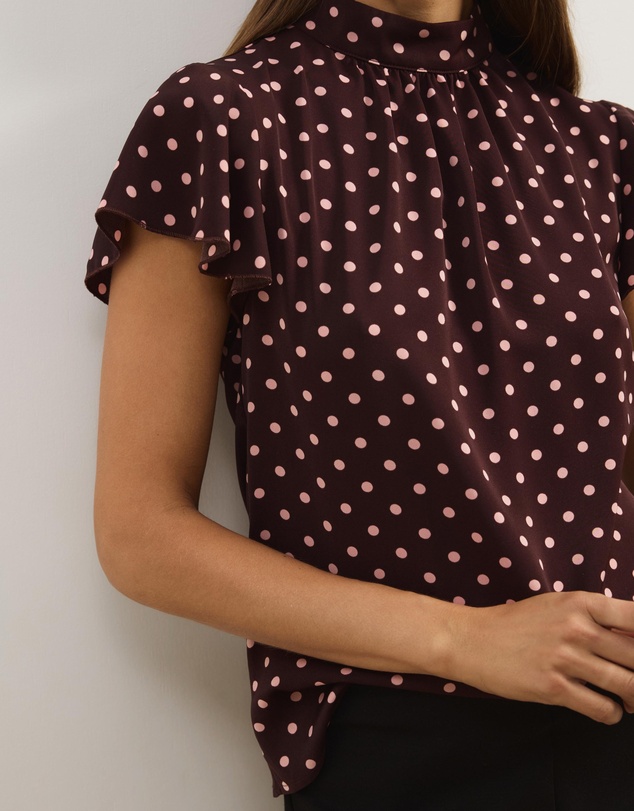 Atmos&Here - Fia Flutter Sleeve Blouse