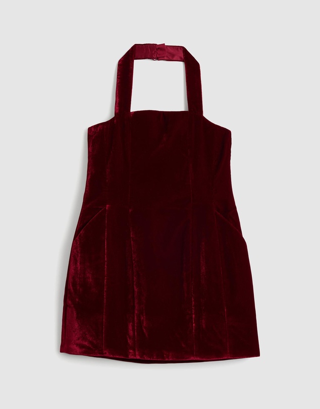 Bardot Junior - Nevelle Velvet Mini Dress - Kids-Teens