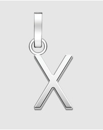 Rosefield - Pendant Silver Tone Letter X
