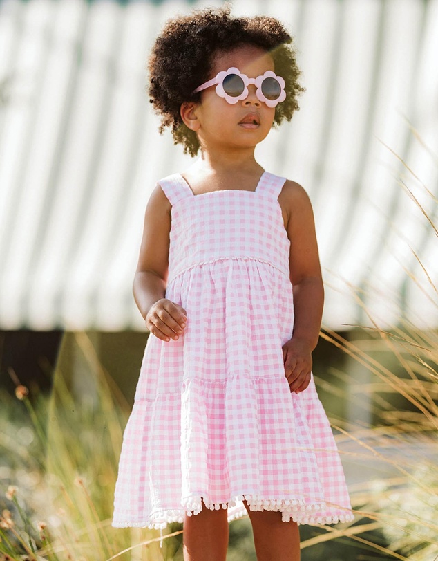 Minihaha - Pink Gingham Sundress - Kids