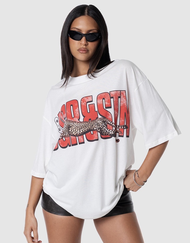 JGR & STN - Cheetah Oversized T-Shirt